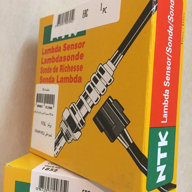سنسور اکسیژن پژو 206 به طول 555 NTK اورجینال با لیبل ایساکو