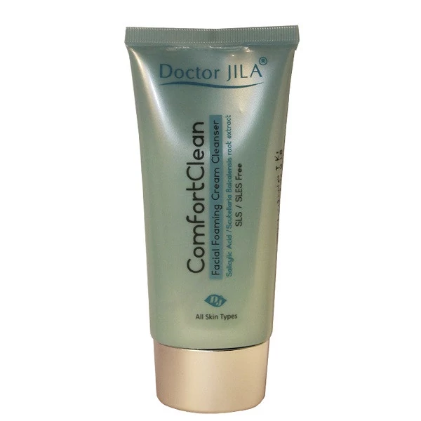 کرم فوم پاک کننده صورت دکتر ژیلا مدل کامفورت کلین حجم 130ml
