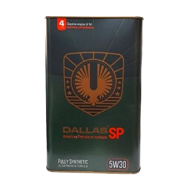 روغن موتور دالاس 5W30 مدل API SP حجم 4 لیتر برای مخصوص خودروهای توربو GDI - TGDI (هزینه ارسال پسکرایه)