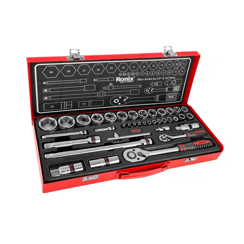 جعبه بکس 38 پارچه رونیکس مدل RH-2638