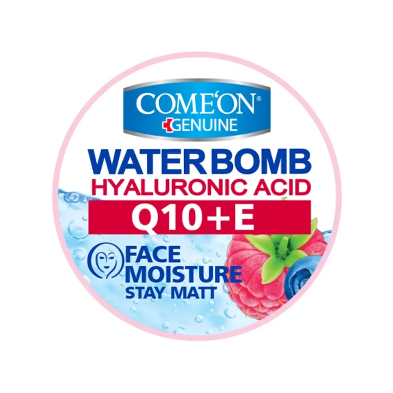 کرم آبرسان واتر بمب کیوتن و ویتامین ای کامان 200 میلی لیتر Water Bomb Q10 And Vitamin E Moisture Cream Comeon