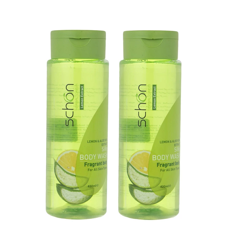 شامپو بدن شون مدل Aloevera and Lemon حجم 420 میلی لیتر