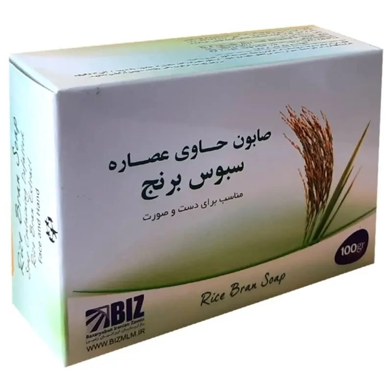 صابون زیبایی تخصصی سبوس برنج ضد افتاب سوختگی