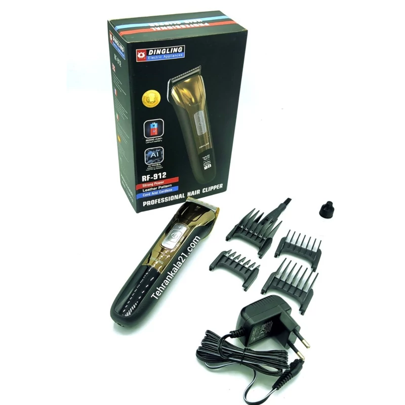 ماشین اصلاح موی سر و صورت حرفه ای دینگ لینگ مدل RF-912