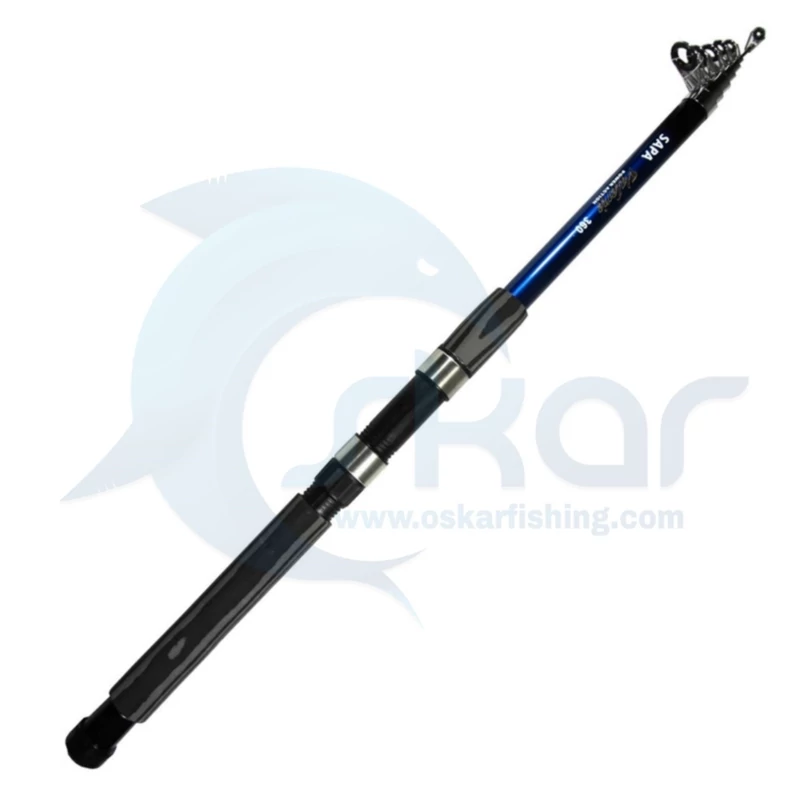 چوب ماهیگیری تلسکوپی SAPA مدل BLACK Valerie طول 3.60 متر