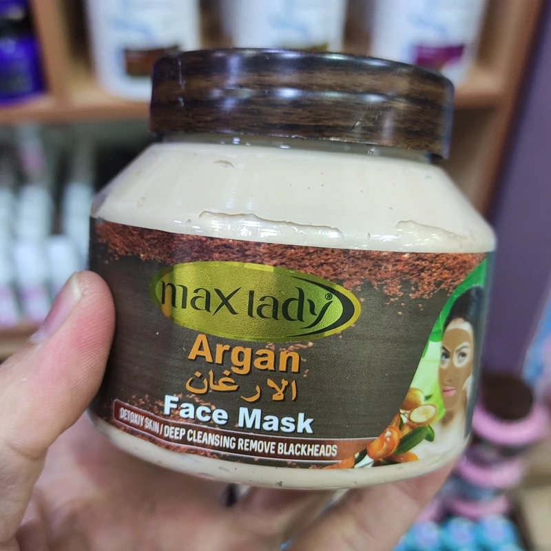 ماسک صورت مکس لیدی مدل Argan حجم 300 میلی لیتر