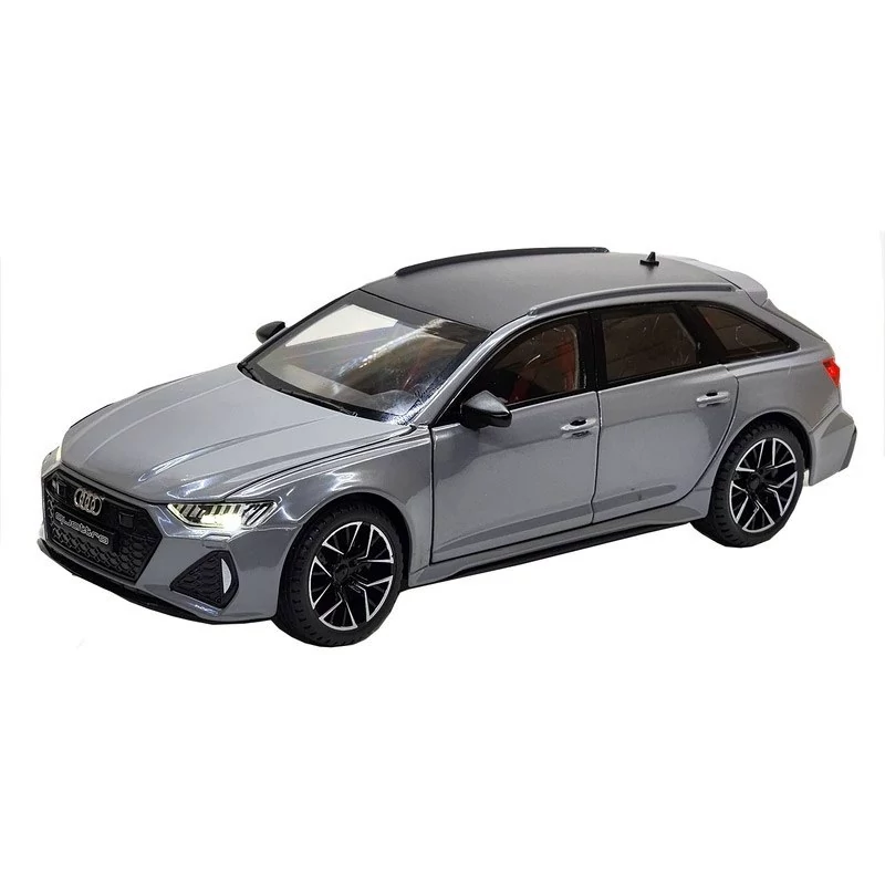 ماکت ماشین فلزی Audi RS 6 باربنددار رنگ سبز یشمی