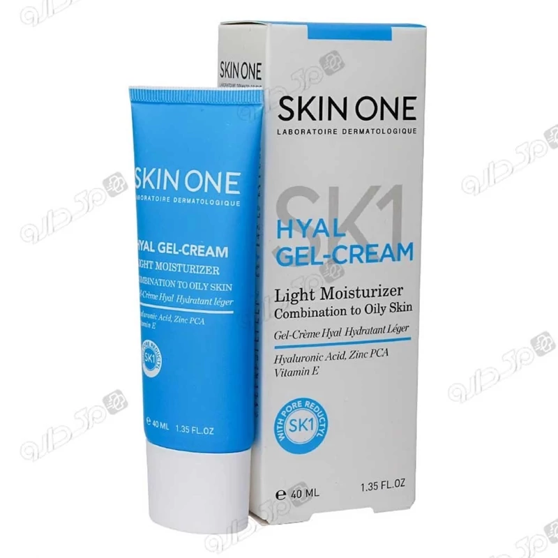 ژل کرم مرطوب کننده هیال اسکین وان مناسب پوست مختلط تا چرب 40 میلی لیتر