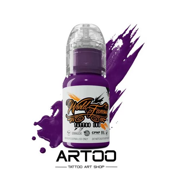 رنگ تتو بنفش ورد فیمس World Famous Purple Kush