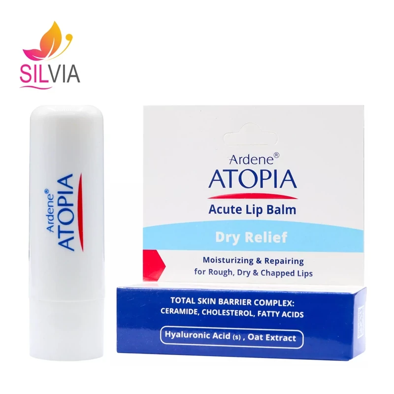 بالم مرطوب کننده و ترمیم کننده لب آردن آتوپیا مدل Dry Relief وزن 4.5 گرم