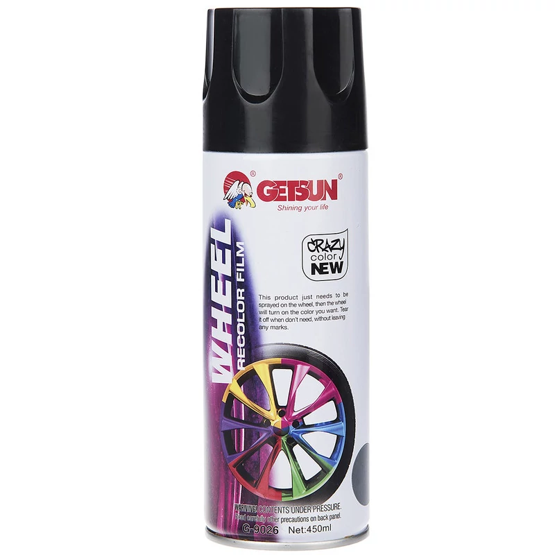 اسپری رنگ رینگ خودرو گتسان مدل G221 حجم 450 میلی لیتر