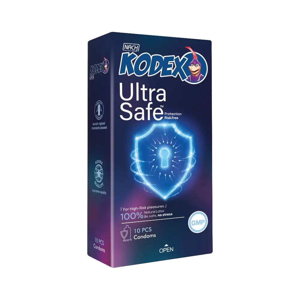 کاندوم اولترا سیف کدکس Ultra Safe بسته 10 عددی
