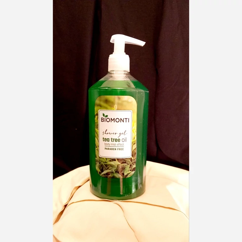 شامپو بدن بدون سولفات و پارابن BIOMONTI Tea Tree Oil حاوی روغن درخت چای 1000 میل
