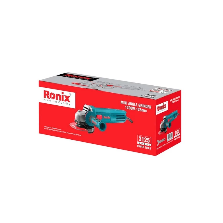 مینی فرز 125 میلیمتری 1200 وات رونیکس مدل 3125 (پس کرایه)