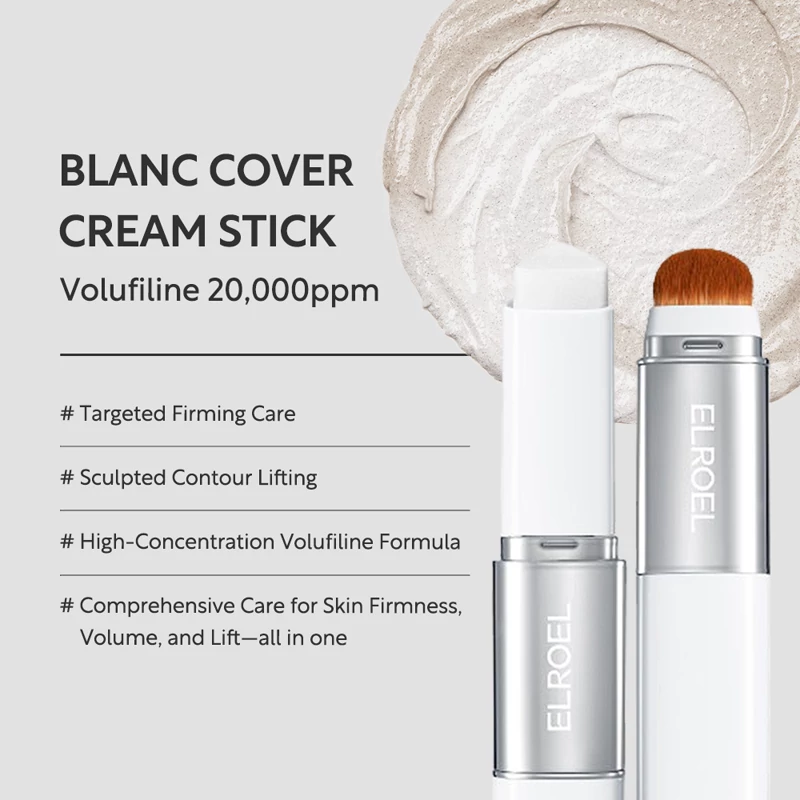 استیک کرم پودر چندکاره الروال ELROEL BLANC COVER CREAM STICK در 3 رنگ بندی