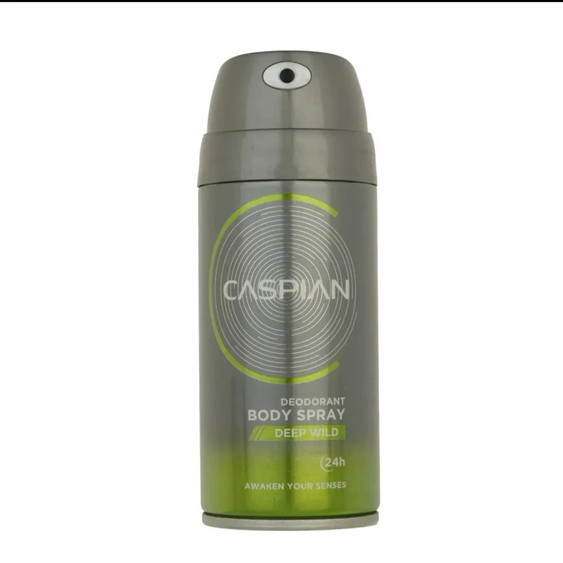 اسپری دئودورانت بدن مردانه کاسپین مدل DEEP WILD حجم 150 میلی لیتر
