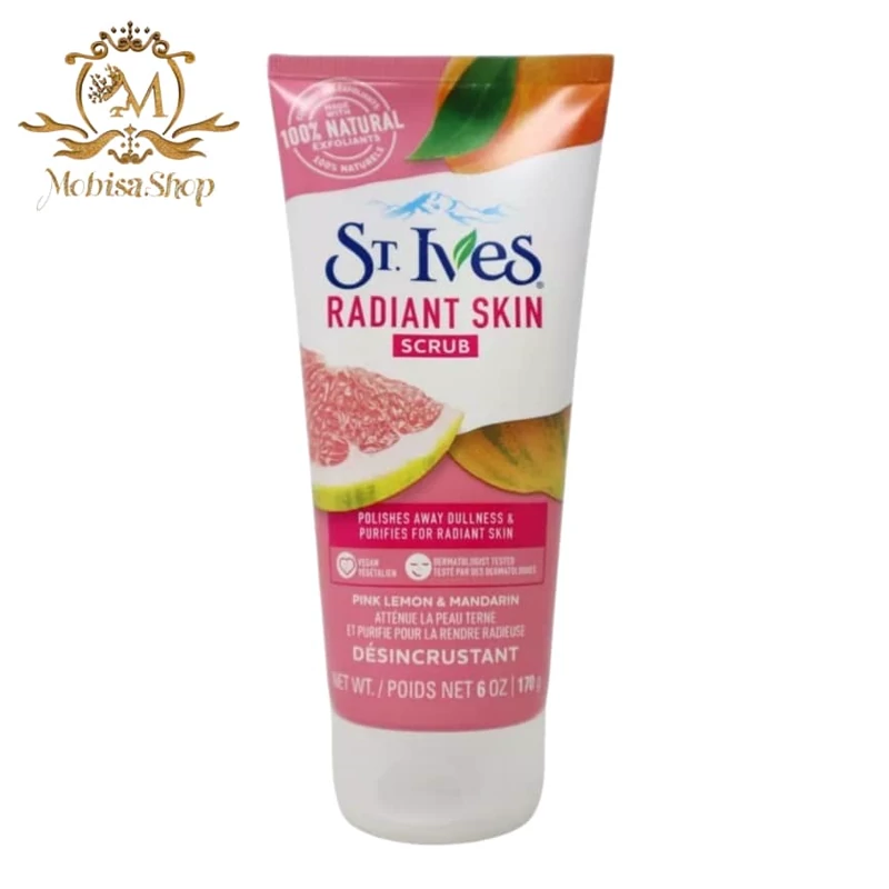 اسکراب لایه بردار پوست اس تی. ایوز مدل Radiant Skin وزن 170 گرم