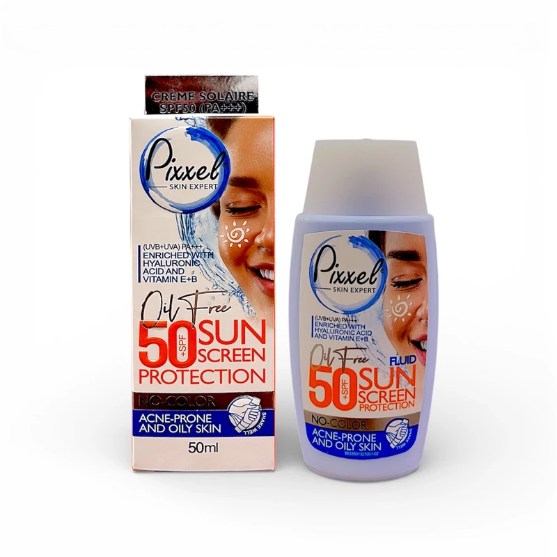 کرم ضدآفتاب رنگ بژ روشن پیکسل مناسب پوست خشک و نرمال 50ml