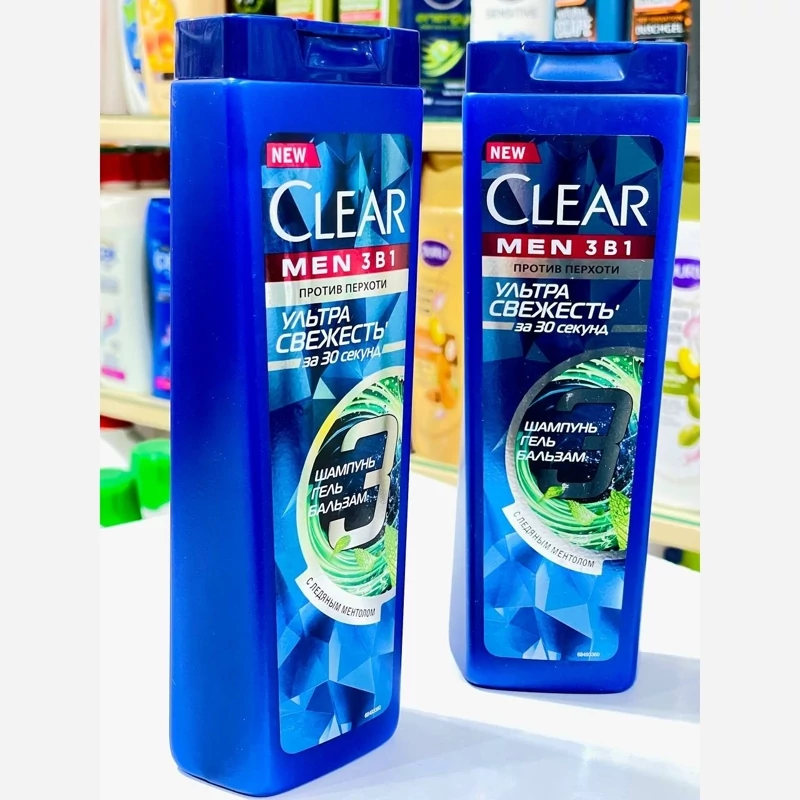 شامپو کلیر Clear ضدریزش و ضد شوره حاوی زغال فعال - حجم 350 میل