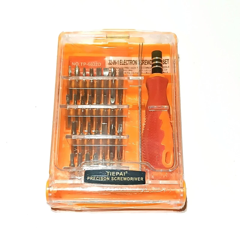سری ست پیچ گوشتی و پیچ گوشتی تایپای مدل TP-6032D بسته 32 عددی