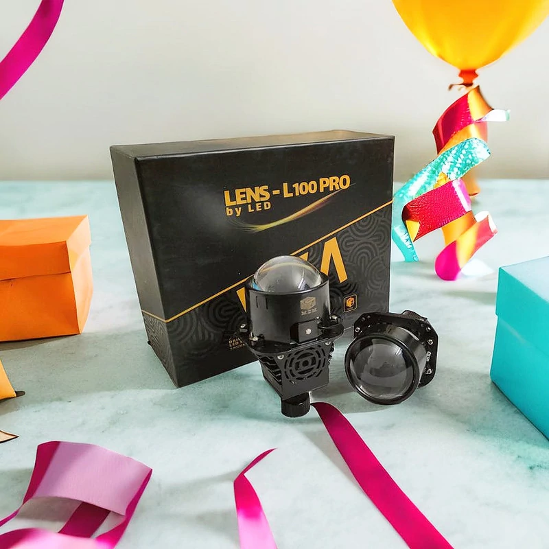 هدلایت خودرو ام زد ام مدل L100PRO پایه H4H7 بسته 2 عددی اصلی