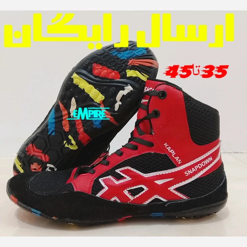 کفش کشتی اسیکس مردانه پسرانه ارسال رایگان سایز 35تا45