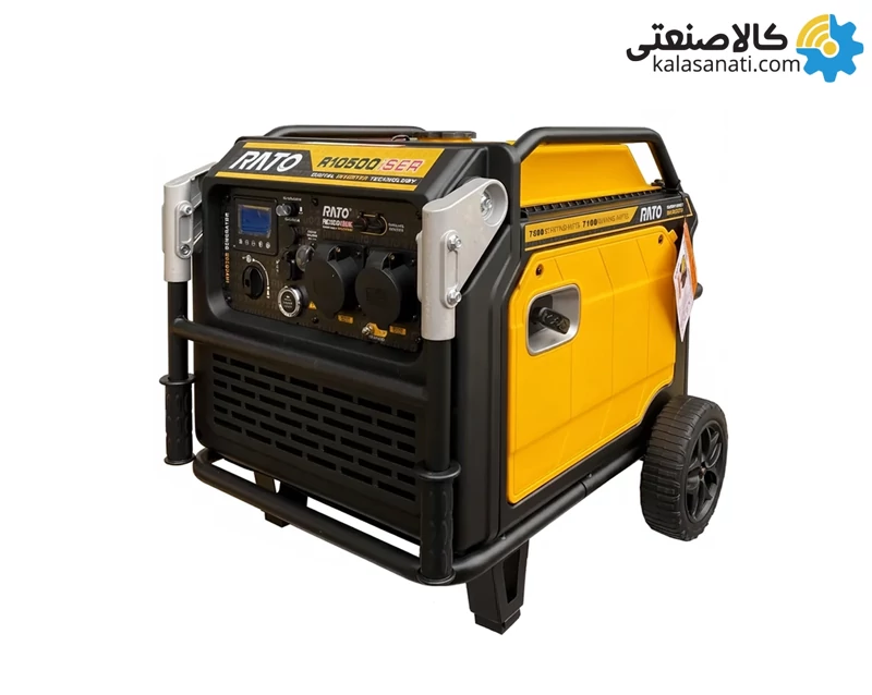 موتور برق 7.5 کیلووات سایلنت اینورتر بنزینی ریموت استارت راتو مدل R10500ISER