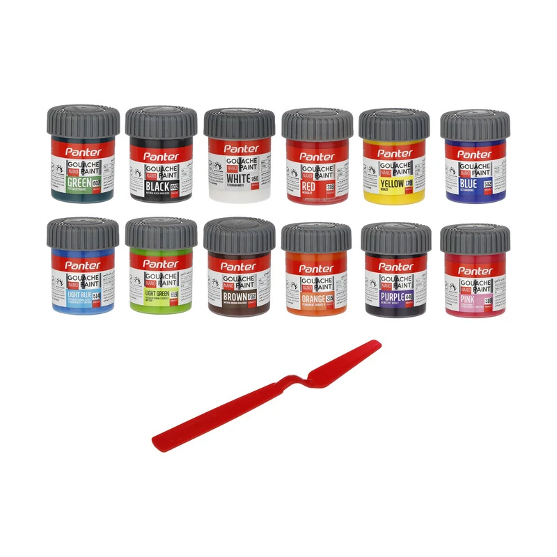 حامی گواش 12 رنگ پنتر کد GP-711-12 هیما