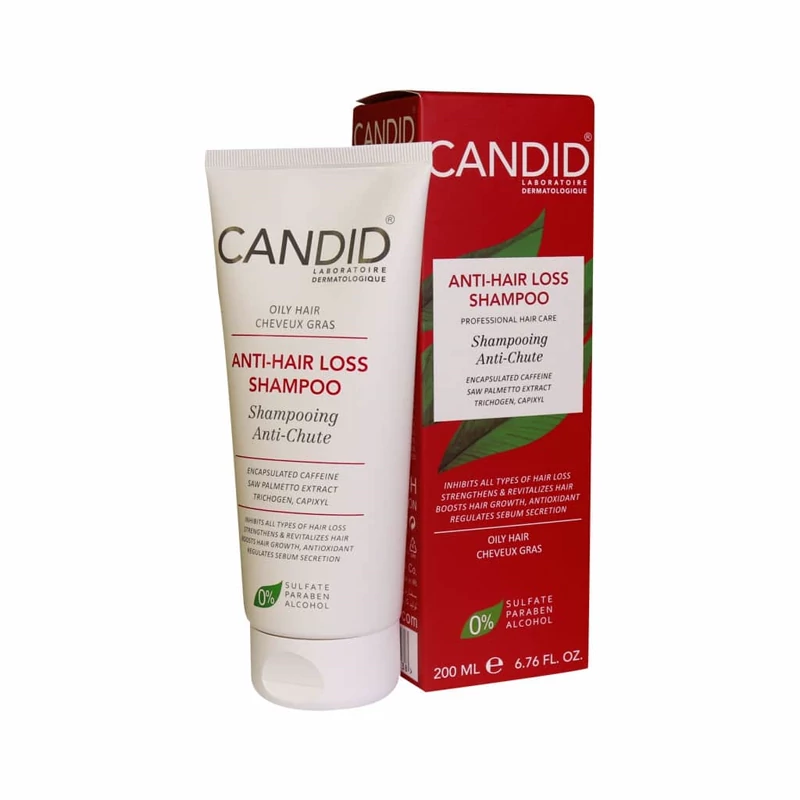 شامپو ضد ریزش کاندید موی چرب  Anti Hair Loss Shampoo For Oily Hair Candid