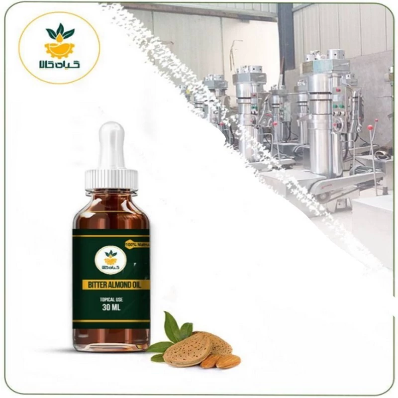 روغن بادام تلخ (وارداتی) مخصوص پوست صورت، موضعی 30 سی سی