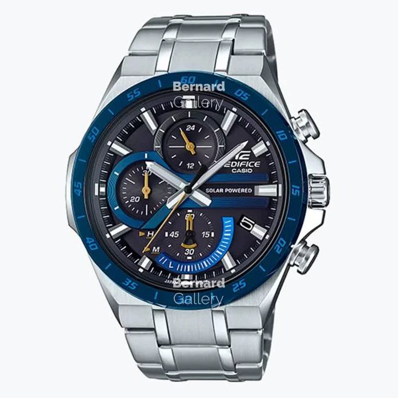 ساعت  مچی کاسیو  ادیفایس casio edifice EQS-920DB-2AV بند استیل رنگ ثابت.،مسترکوالیتی 