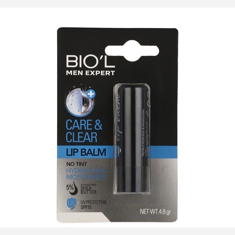 بالم لب بی رنگ بیول مدل Care And Clear با SPF15 مناسب آقایان وزن 4.8 گرم بیوتی مال