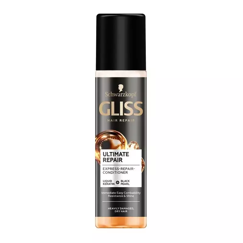 اسپری دوفاز گلیس GLISS مدل Ultimate Repair مناسب موهای خشک و آسیب دیده 200 میل