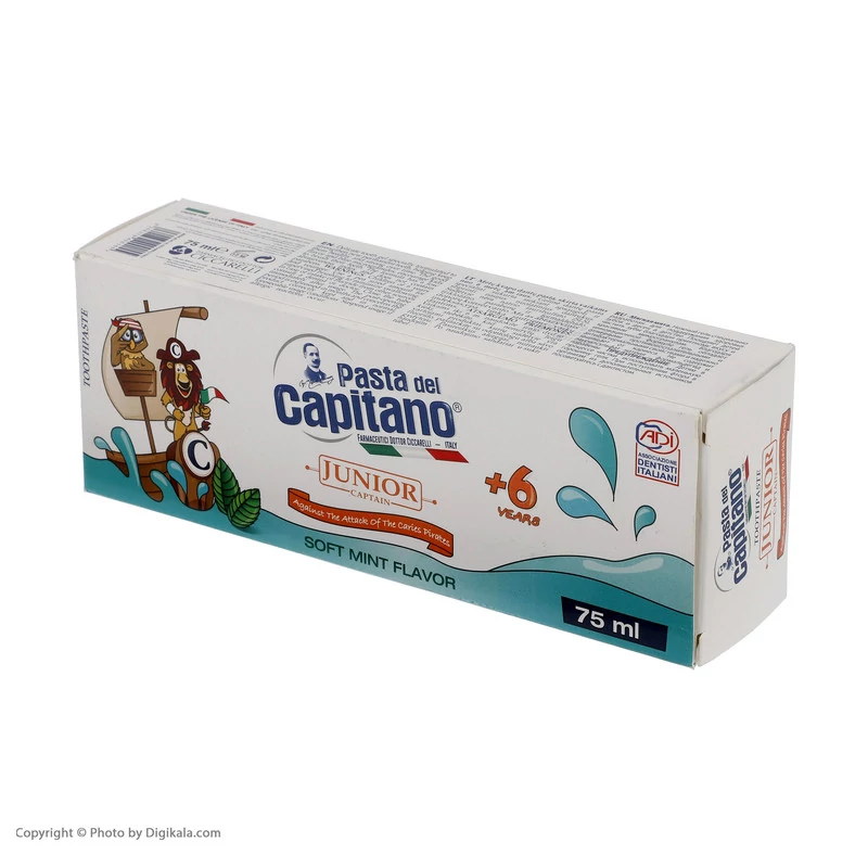 خمیر دندان کودک بالای 6 سال کاپیتانو پاستا دل capitano 