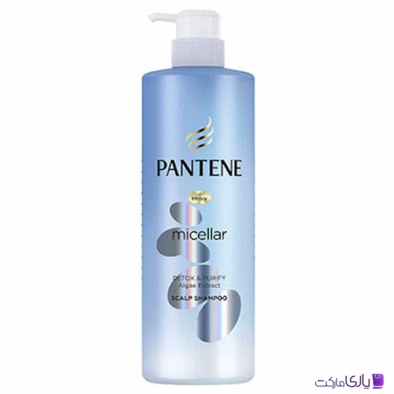 شامپو میسلار سر پنتن سری Micellar مدل Detox & Hydrate حاوی عصاره گل رز حجم 530 میل