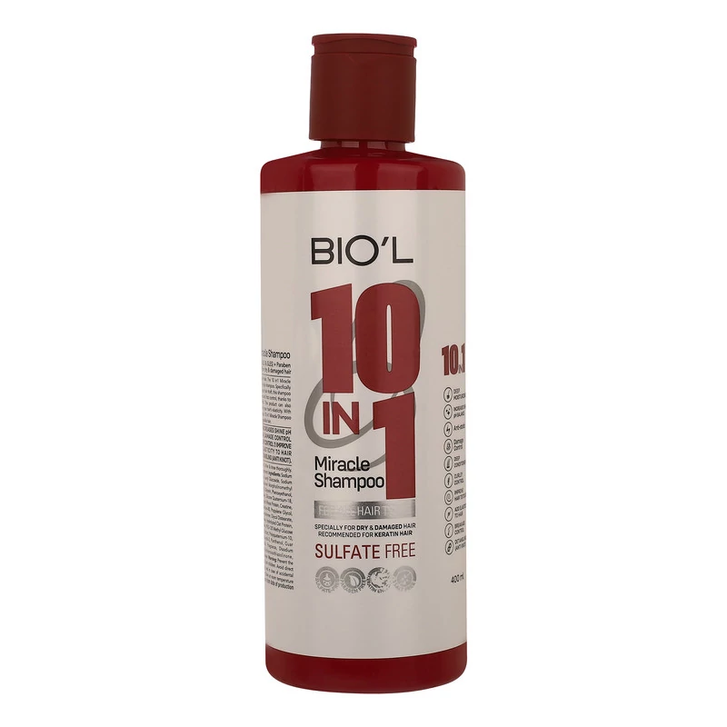 شامپو بیول 10 در 1 Miracle Shampoo – احیا کننده و تقویتکننده موهای خشک، آسیبدیده و کراتینه شده