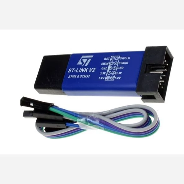 پروگرامر و دیباگر ST-LINK V2 مخصوص تراشه های STM8 و STM32