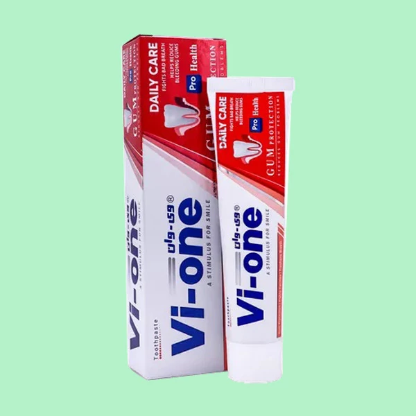 خمیر دندان محافظ لثه وی وان مدل Gum Protection حاوی زینک و فلوراید