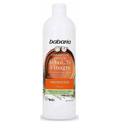 باباریا شامپو ضد عفونی کننده سر حاوی روغن درخت چای و سرکه پاکسازی کننده قوی Babaria - Paraben Free Children's Shampoo