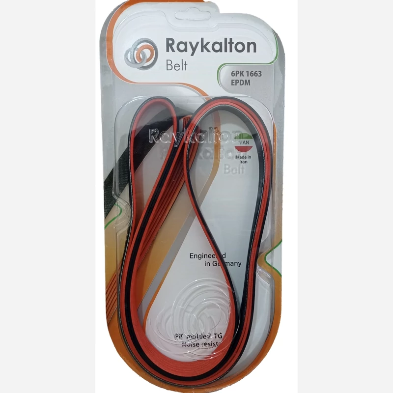 تسمه دینام پژو 405 رایکالتون (اصل) با کدفنی 6PK1663