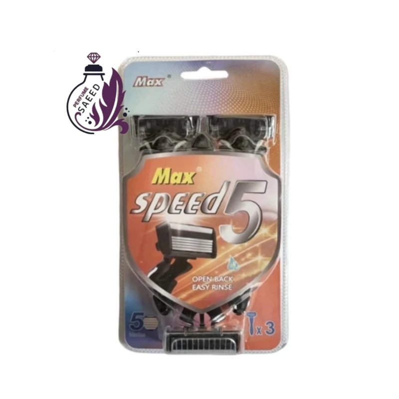 خودتراش مکس مدل SPEED 5 بسته 3 عددی