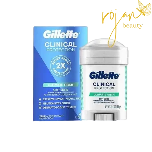 دئودورانت ژیلت کلینیکال مدل ULTIMATE FRESH وزن 48 گرم