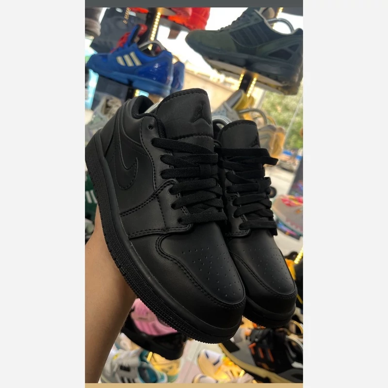 کفش ایر جردن وان لویی ویتون LV Nike Jordan 1 Low x Travis Scott Fragment Denim Navy