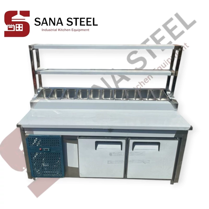 تاپینگ فریزر میز کار استیل 190