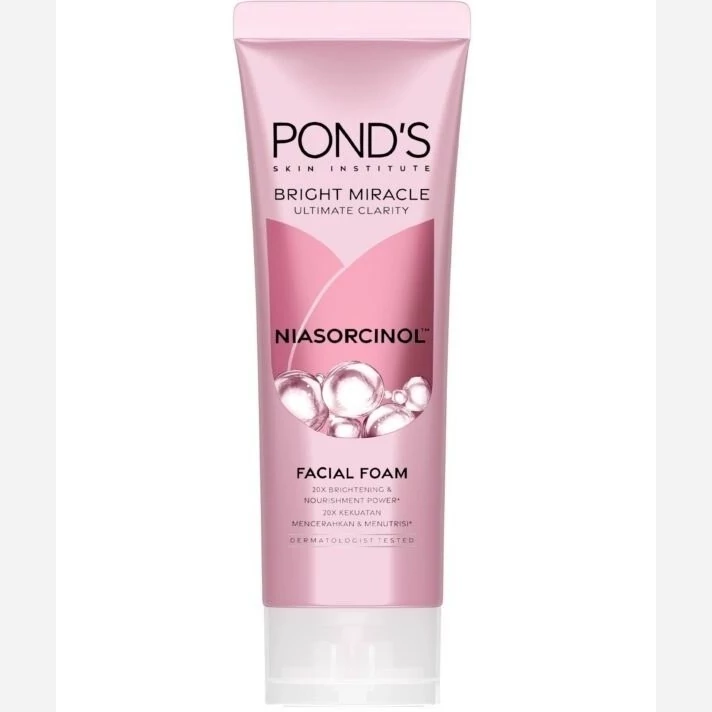 فوم شوینده و روشن کننده صورت پوندز برایت بیوتی حاوی سرم Ponds Bright Beauty حجم 100 میلی لیتر