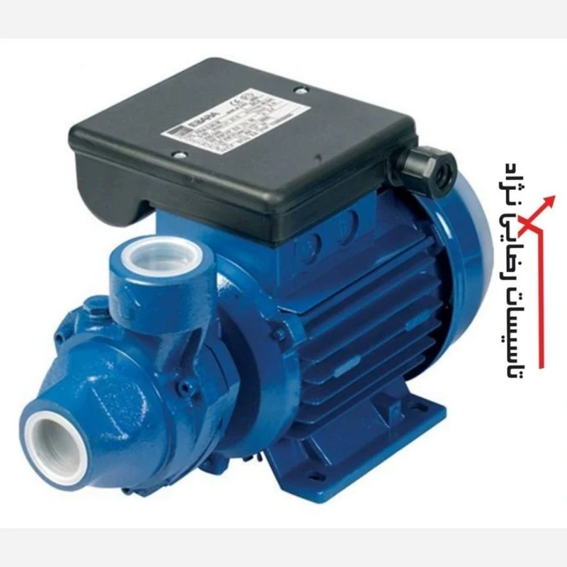 پمپ تک پروانه محیطی 0/5 اسب تکفاز ابارا PRA 0.5 M (L)(گارانتی24ماه شرکتی) (پس کرایه) 