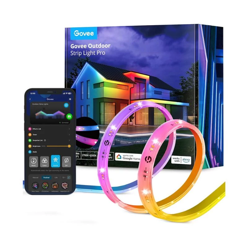 ریسه هوشمند 10 متری گووی Govee H70A1 RGBICWW LED Strip Lights
