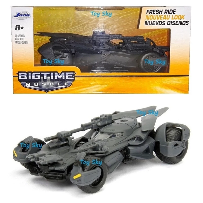 اسباب بازی - ماکت ماشین - بتموبیل بتمن (BvS BATMOBILE) - مقیاس 1.32 برند جادا Jada - طول 14 سانتی متر - دارای جعبه