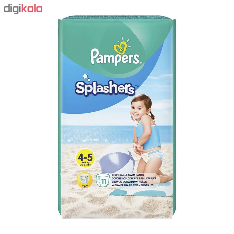 پوشک استخری پمپرز سایز 4 و 5