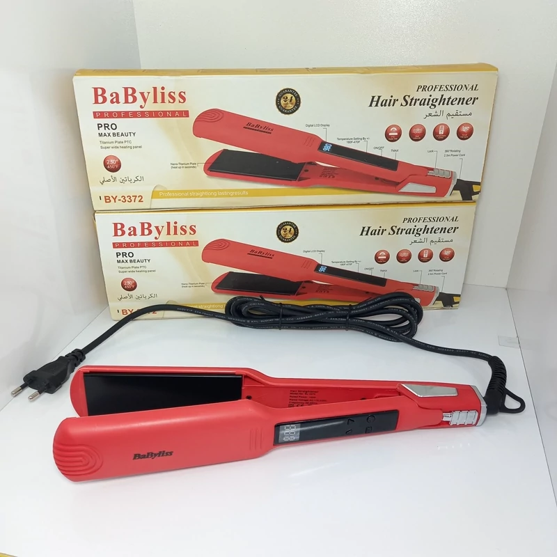 اتو مو بابلیس فرانسوی حرفه ای BaByliss اصلی با قابلیت تنظیم از 100 تا 980 درجه،اتو مو کراتین.اتو مو حرفه ای،بندر.پسکرایه